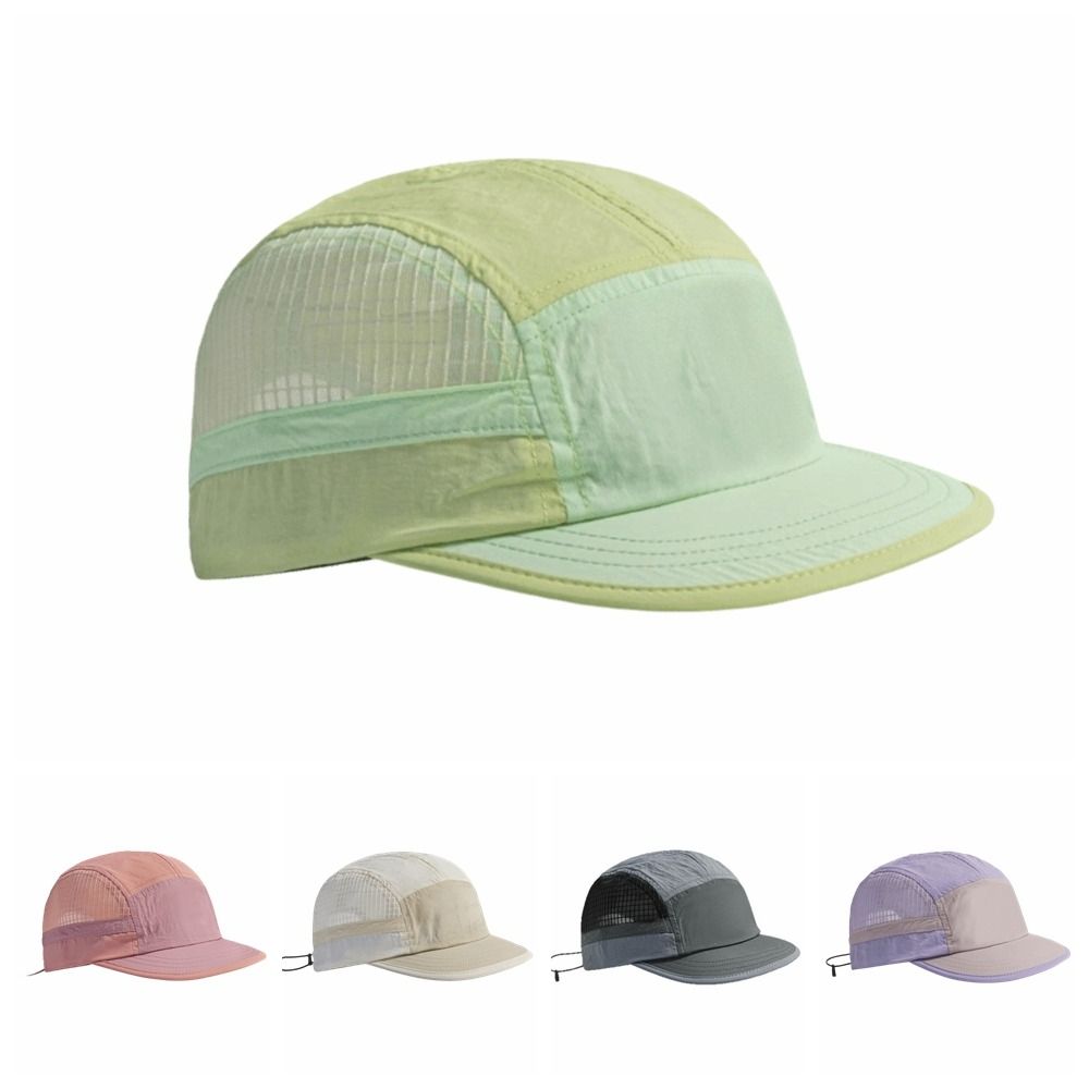 컬러 블록 퀵 드라이 야구 모자 레트로 5 패널 소프트 - Running Cap Lightweight 리뷰 및 가격