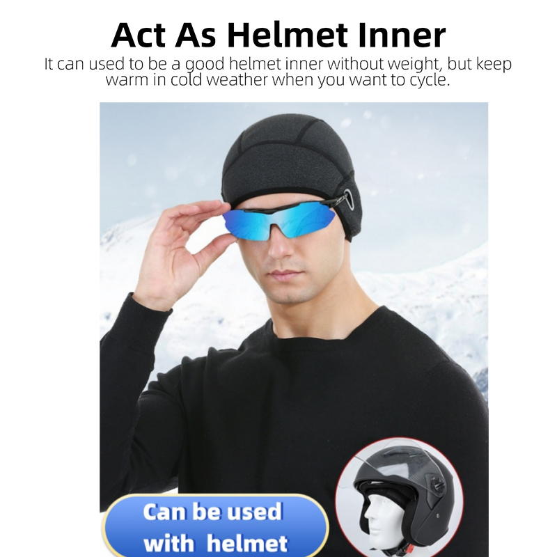 겨울 사이클링 따뜻한 캡 MTB 헬멧 라이너 플리스 스 - Skull Cap Helmet Liner 리뷰 및 가격