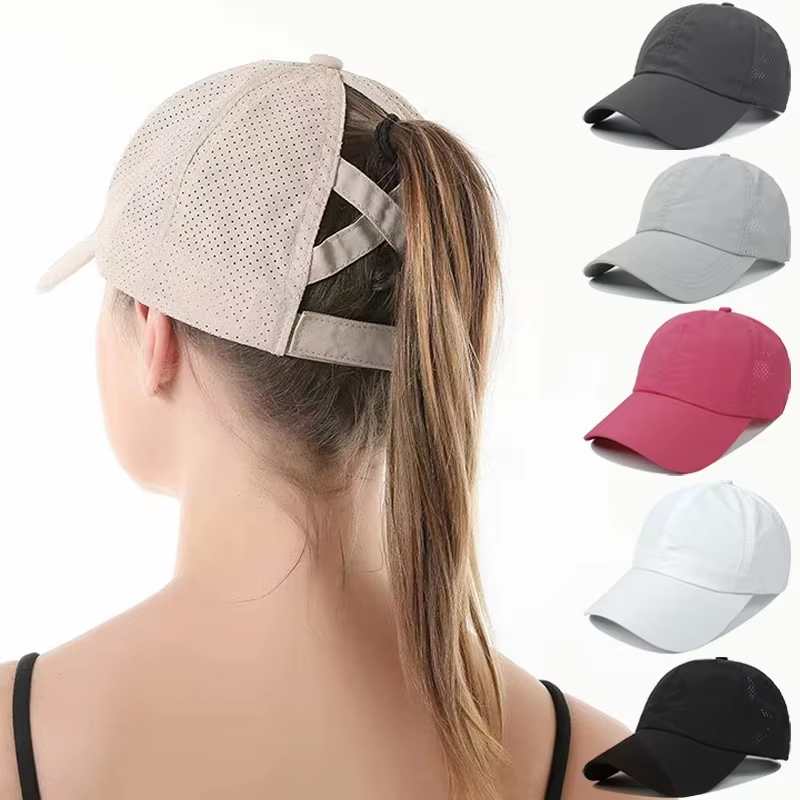 여름 솔리드 컬러 야구 모자 골프웨어 여성 스포츠 레저 - Baseball Cap Structured 리뷰 및 가격