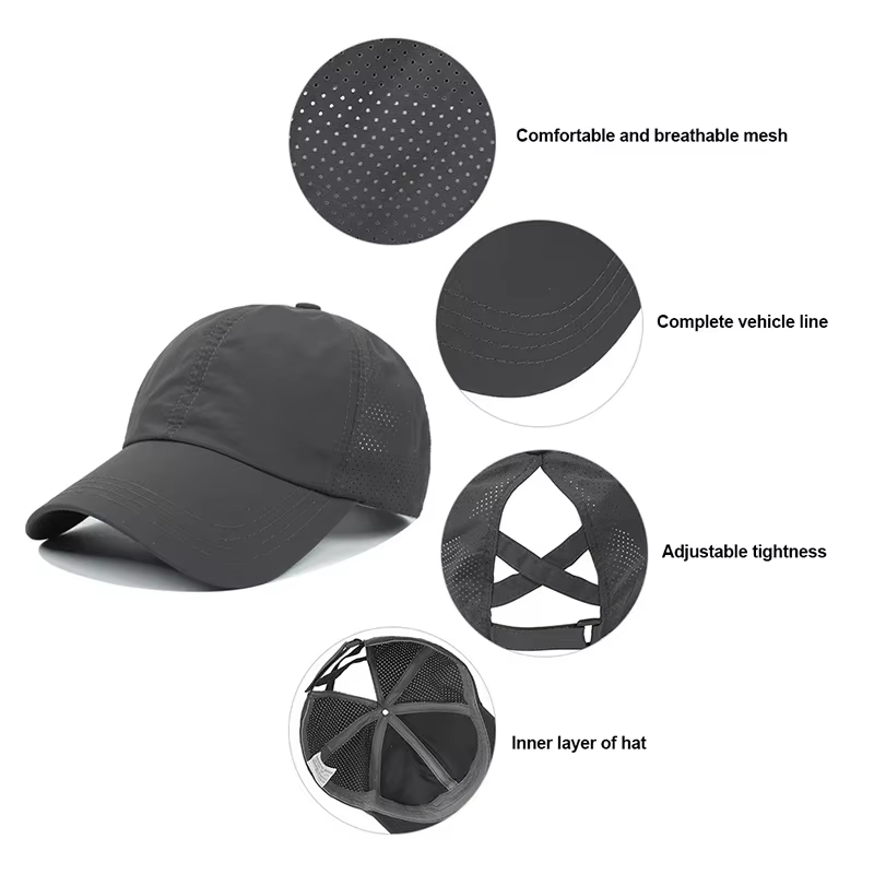 여름 솔리드 컬러 야구 모자 골프웨어 여성 스포츠 레저 - Baseball Cap Structured 리뷰 및 가격