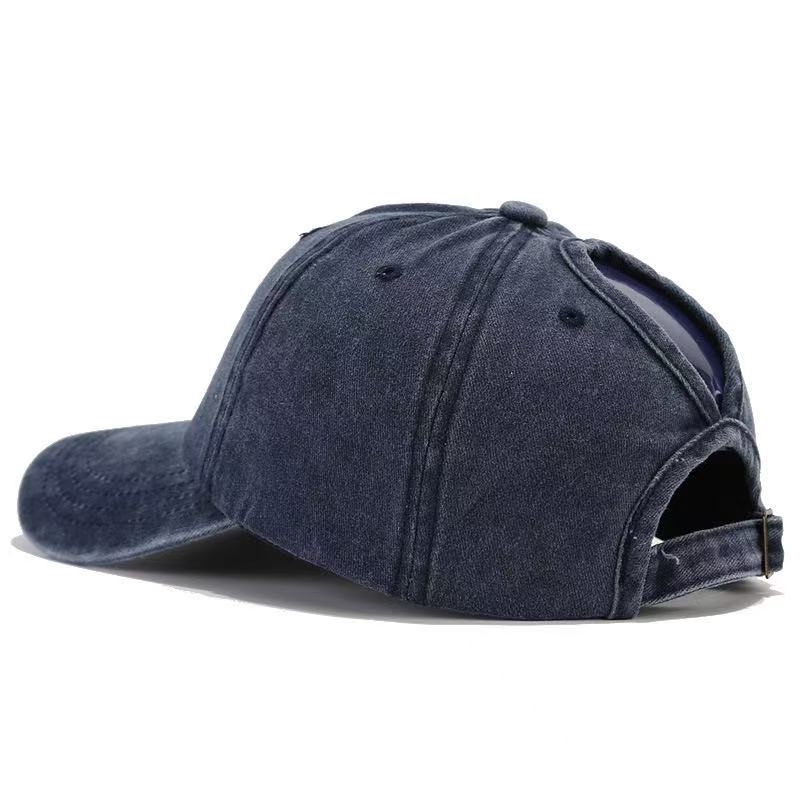 세탁된 면 소재 조절 가능한 포니테일 야구 모자 클래식 - Golf Cap Dad 리뷰 및 가격