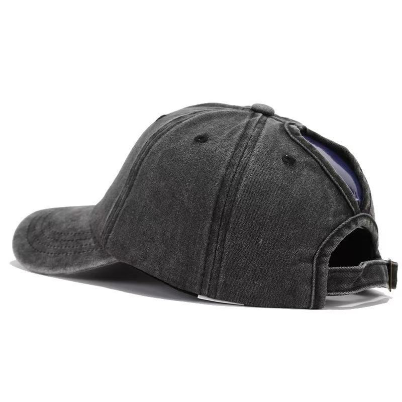 세탁된 면 소재 조절 가능한 포니테일 야구 모자 클래식 - Golf Cap Dad 리뷰 및 가격
