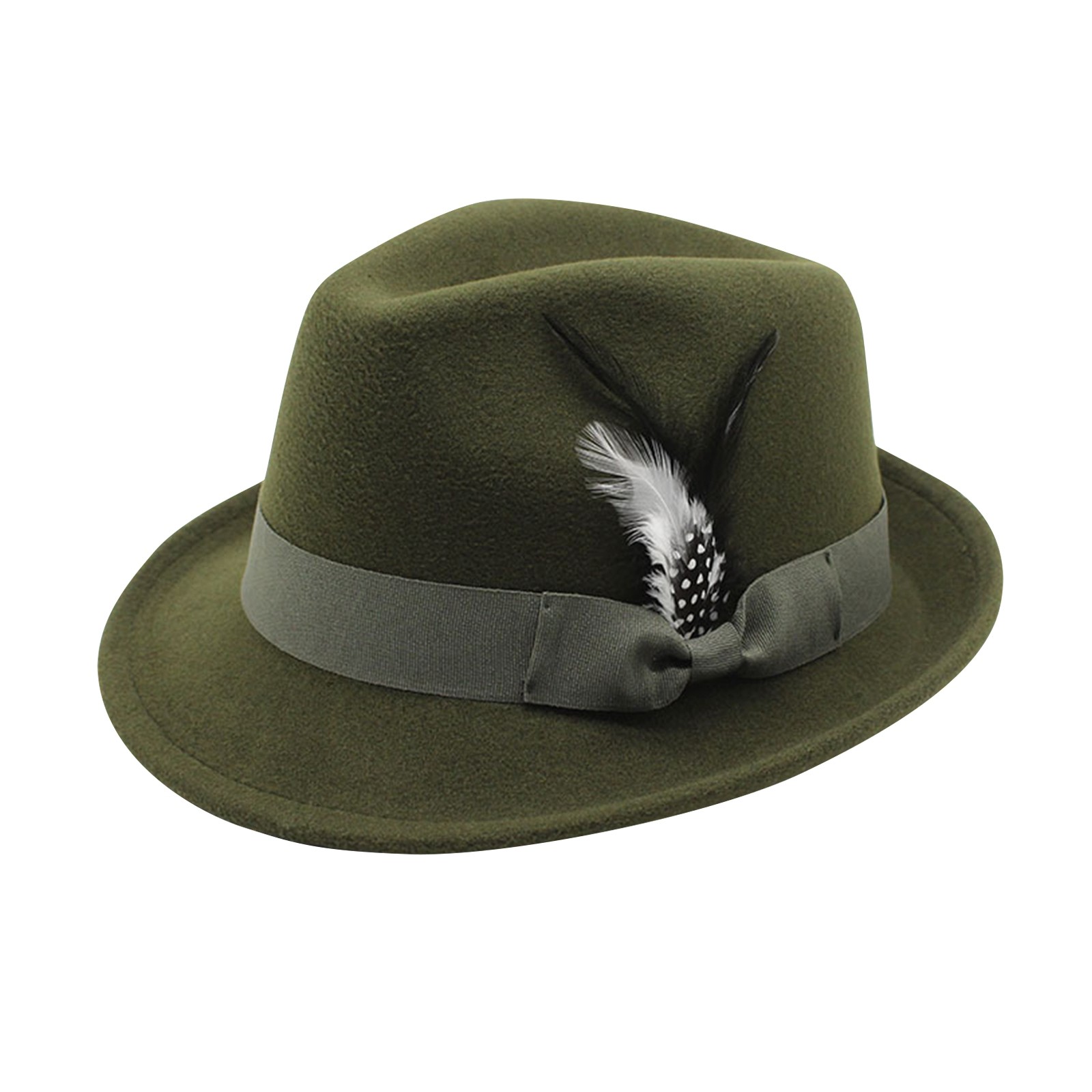 빈티지 페도라 모자 여성 남성 탑 모자, 깃털 펠트 모 - Fedora Hat Wool 리뷰 및 가격