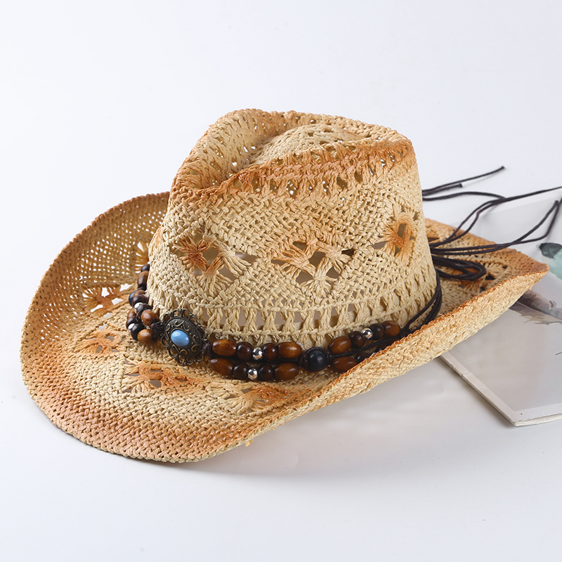 스페인 레트로 카우보이 밀짚모자 봄 여름 유니섹스 여행 - Cowboy Hat Straw 리뷰 및 가격