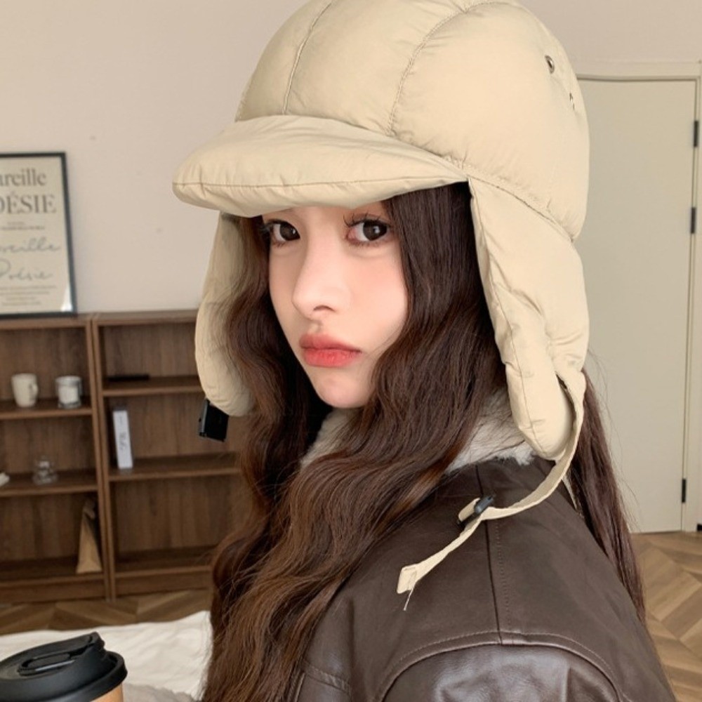 단색 패딩 봄버 모자 귀덮개 보온 패딩 보온 풀오버 트 - Trapper Hat Ear Flap 리뷰 및 가격