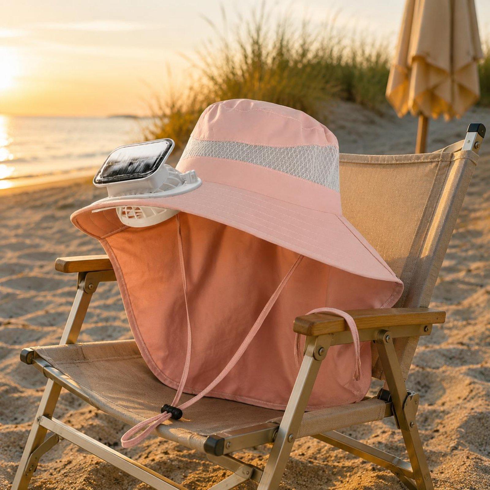 조정 가능한 어린이 태양 모자 태양열 팬 냉각 바이저  - Visor Sun Hat 리뷰 및 가격