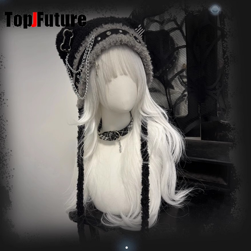 여성 일본 하라주쿠 Y2K 소녀 모자 고딕 겨울 따뜻한 - Winter Trapper Hat 리뷰 및 가격