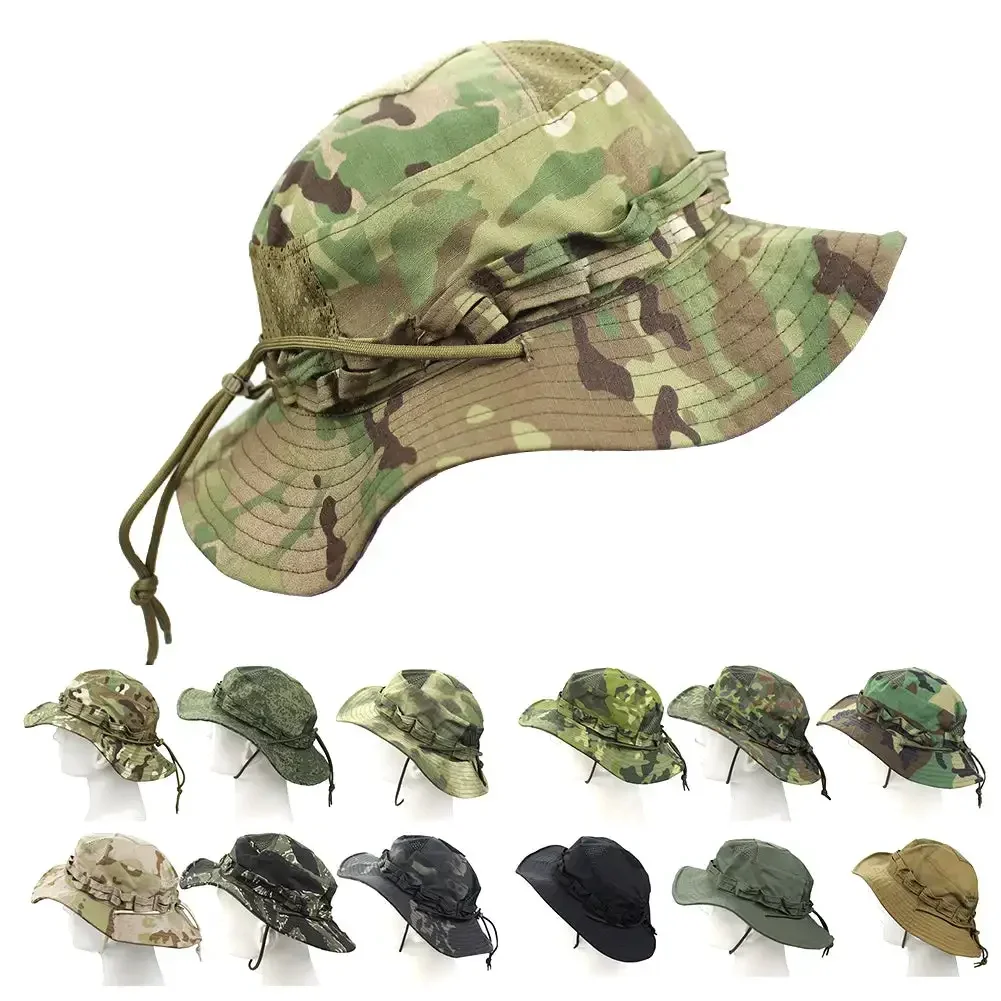 2.0 전술 부니 모자, 메쉬 카모 컴뱃 캡, 멀티캠  - Boonie Hat Tactical 리뷰 및 가격
