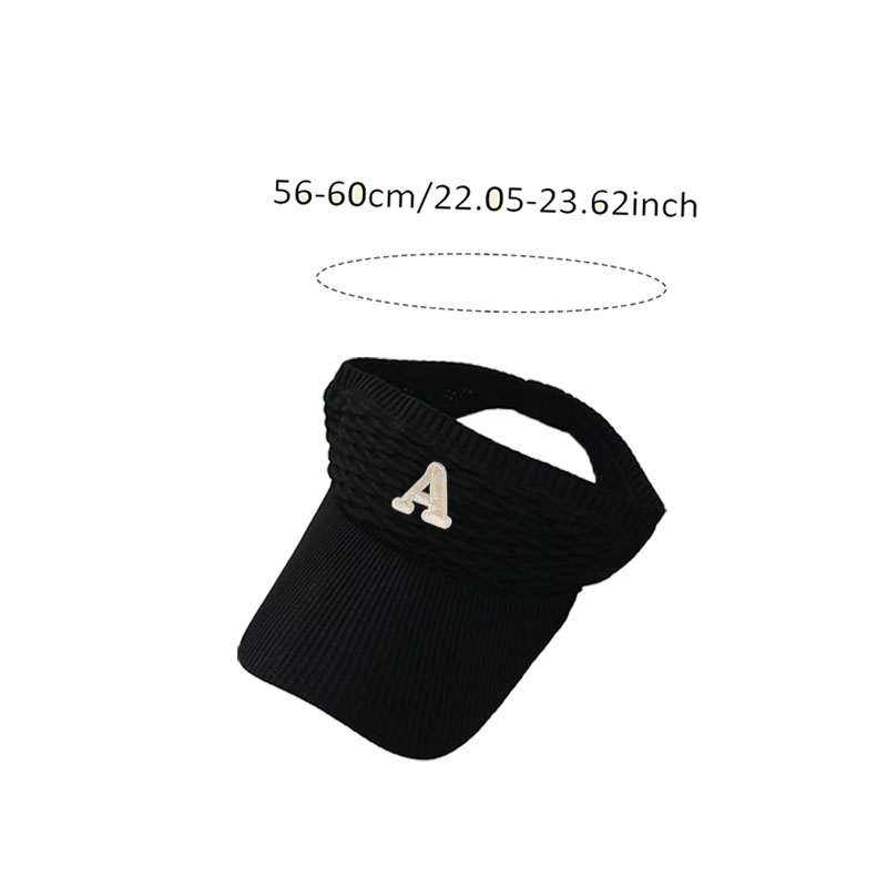 1Pc 핑크 여성용 A-Z 문자 오픈탑 선 바이저 야구 - Baseball Cap Structured 리뷰 및 가격