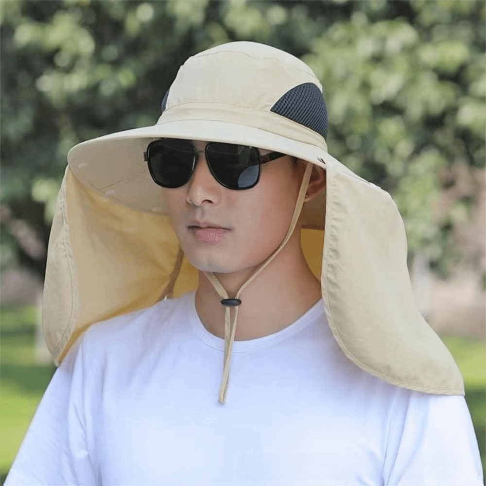탈부착 가능한 천 소재 남성용 햇빛 가리개 모자 넓은  - Visor Sun Hat 리뷰 및 가격
