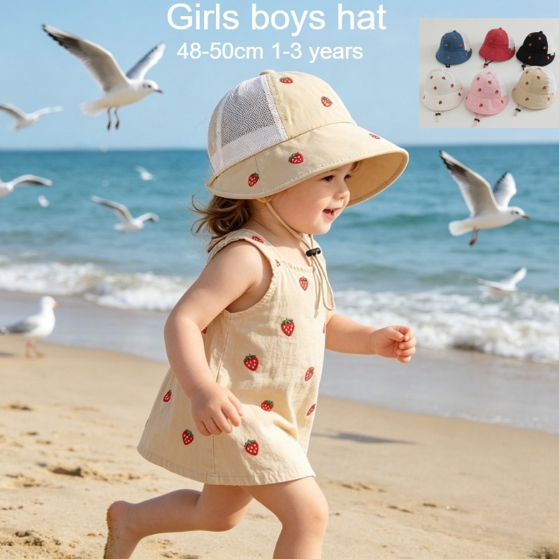 아기 유아 여름 햇빛 가리개 모자 48-50cm 1-3 - Bucket Hat Cotton 리뷰 및 가격