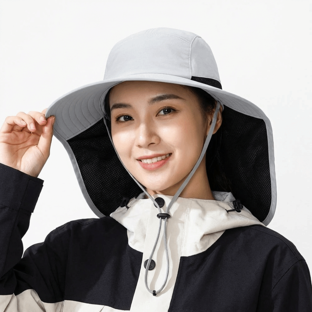 패션 와이드 브림 야외용 햇빛 가리개 모자, 목 플랩이 - Sun Hat Wide Brim 리뷰 및 가격