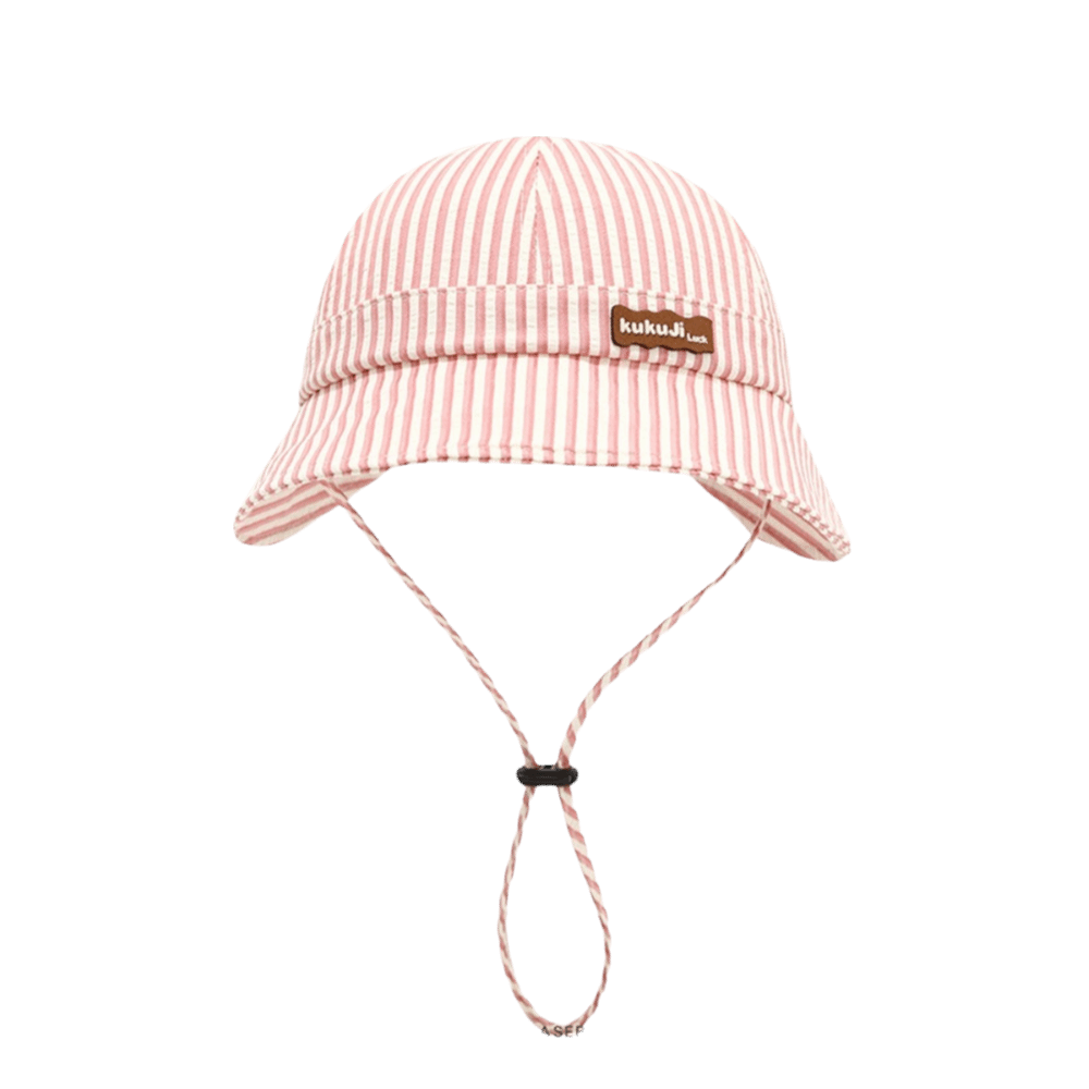 새로운 스트라이프 아기 버킷햇 조절 가능 통기성 좋은  - Sun Hat Wide Brim 리뷰 및 가격