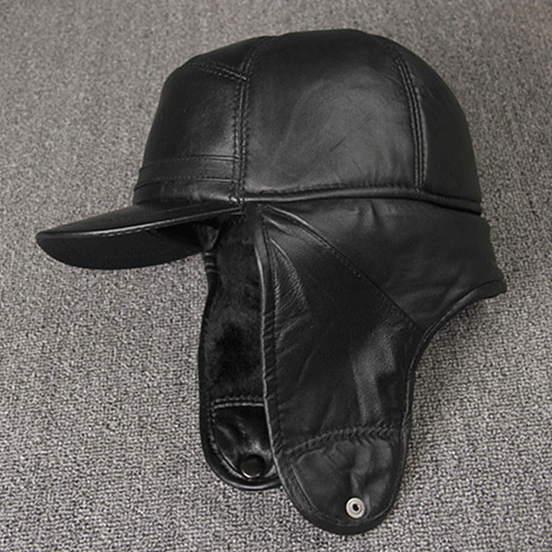 정품 가죽 모자 겨울 따뜻한 봄버 모자 양털 귀마개 모 - Winter Trapper Hat 리뷰 및 가격