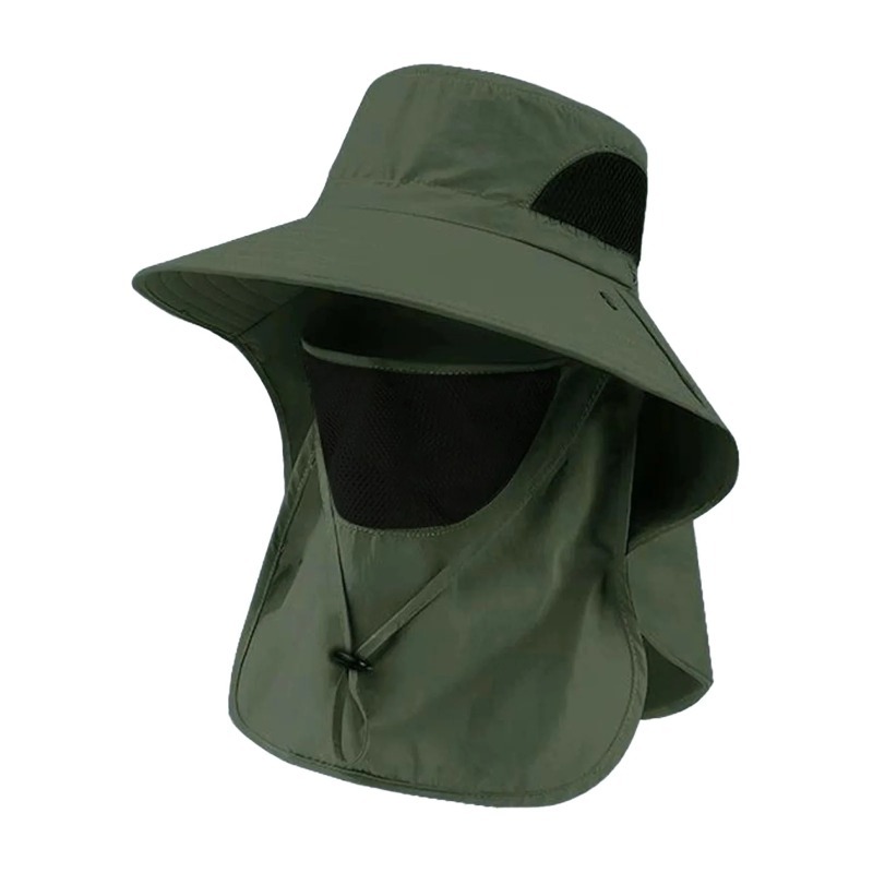 폴리에스테르 선 낚시 모자(목 커버 포함) 넓은 챙 U - Sun Hat Wide Brim 리뷰 및 가격