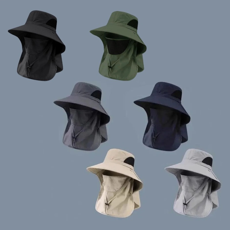 폴리에스테르 선 낚시 모자(목 커버 포함) 넓은 챙 U - Sun Hat Wide Brim 리뷰 및 가격