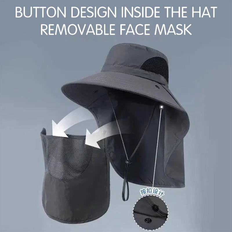 폴리에스테르 선 낚시 모자(목 커버 포함) 넓은 챙 U - Sun Hat Wide Brim 리뷰 및 가격