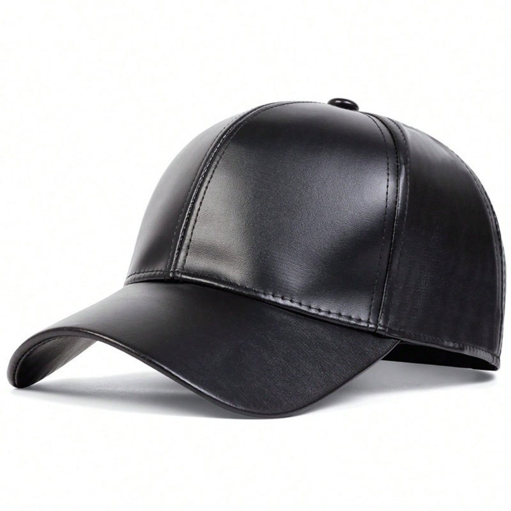 패션 PU 솔리드 야구 모자 아빠 모자 조절 가능한 따 - Baseball Cap Structured 리뷰 및 가격