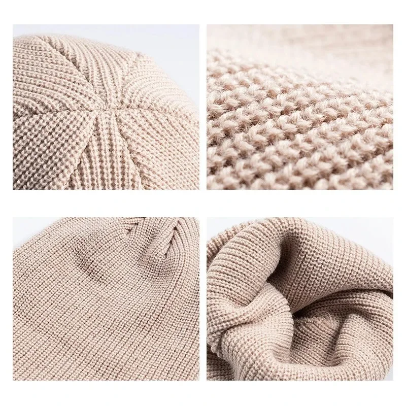 겨울 니트 모자 따뜻한 야외 스포츠 감기 보호 러닝 비 - Beanie Cuffed Knit 리뷰 및 가격