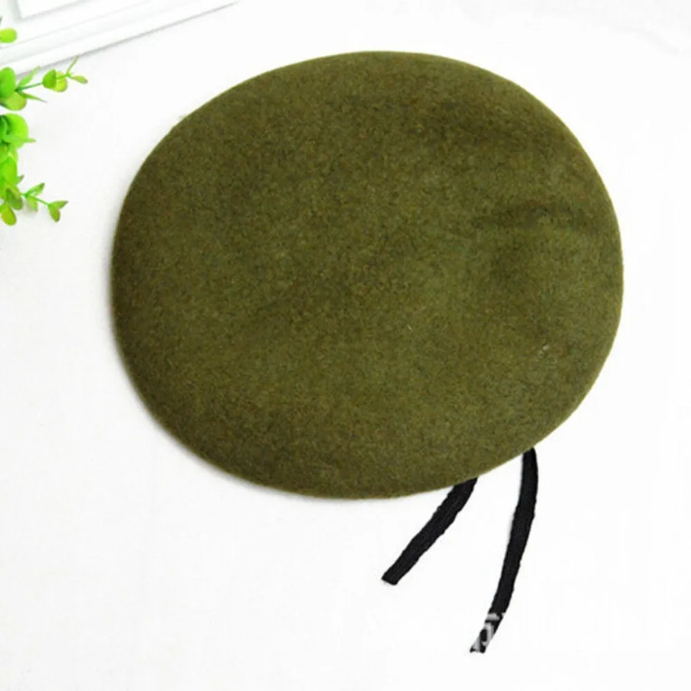 남녀공용 유니폼 모자, 양모 베레, 프랑스 스타일 군인 - Beret French Wool 리뷰 및 가격