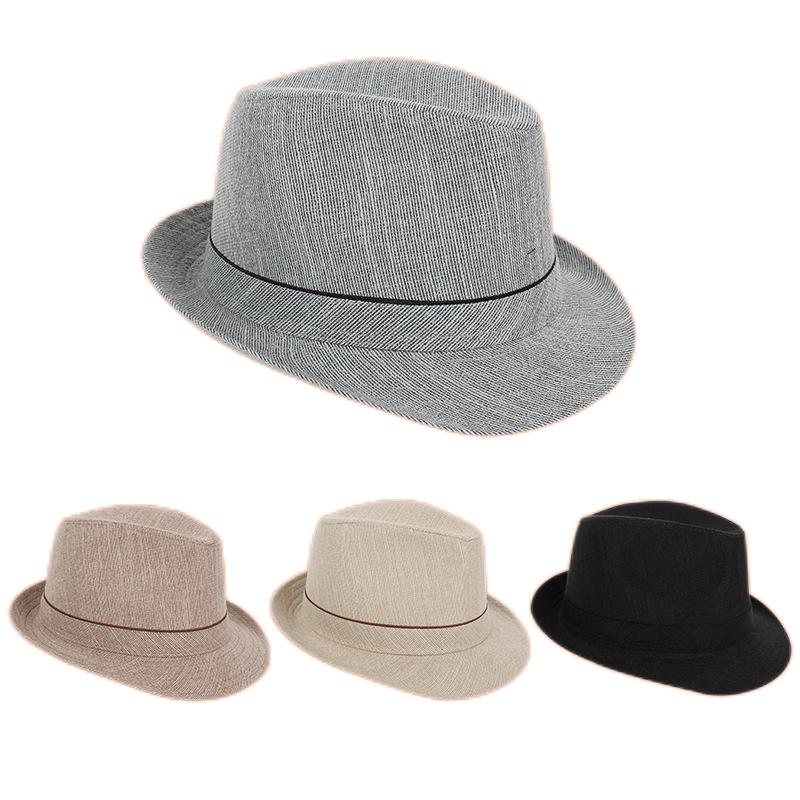봄 & 가을 남성 Fedoras 탑 재즈 격자 무늬 모 - Fedora Hat Wool 리뷰 및 가격